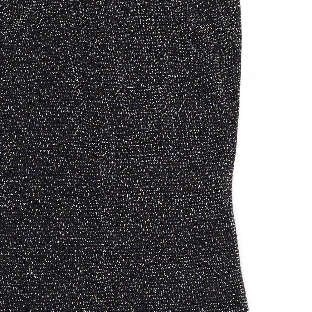 Preworn Womens Black Bodycon Size 14