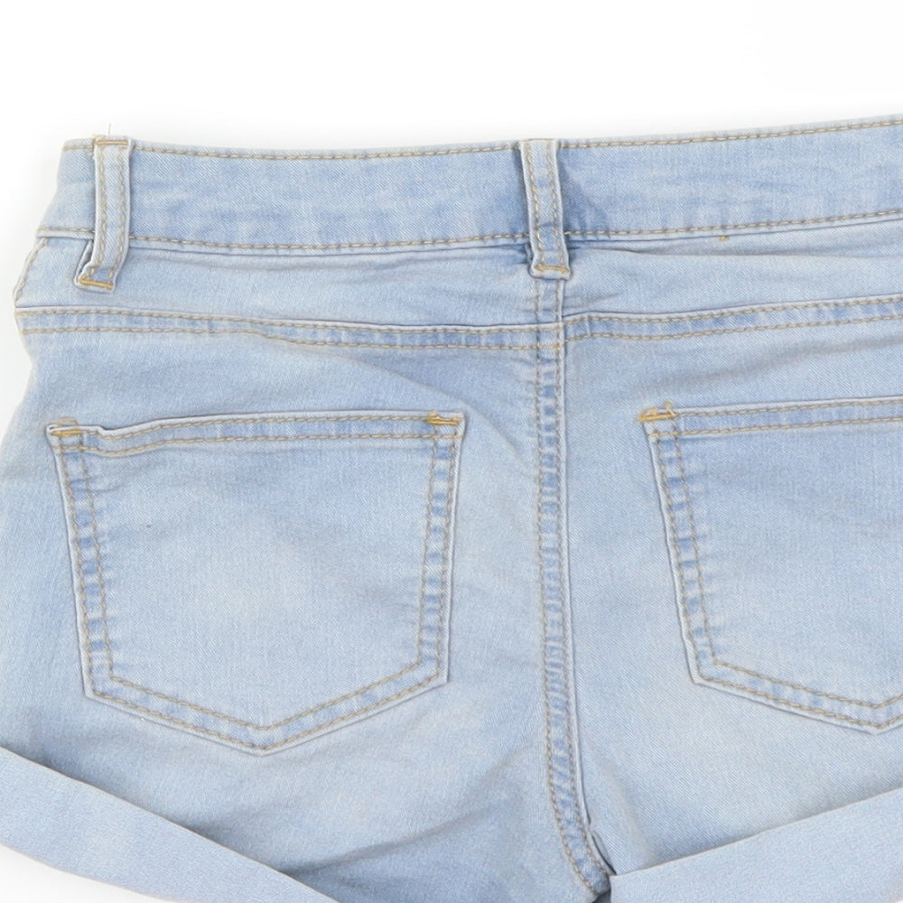 denim co Womens Blue Cut-Off Shorts Size 4