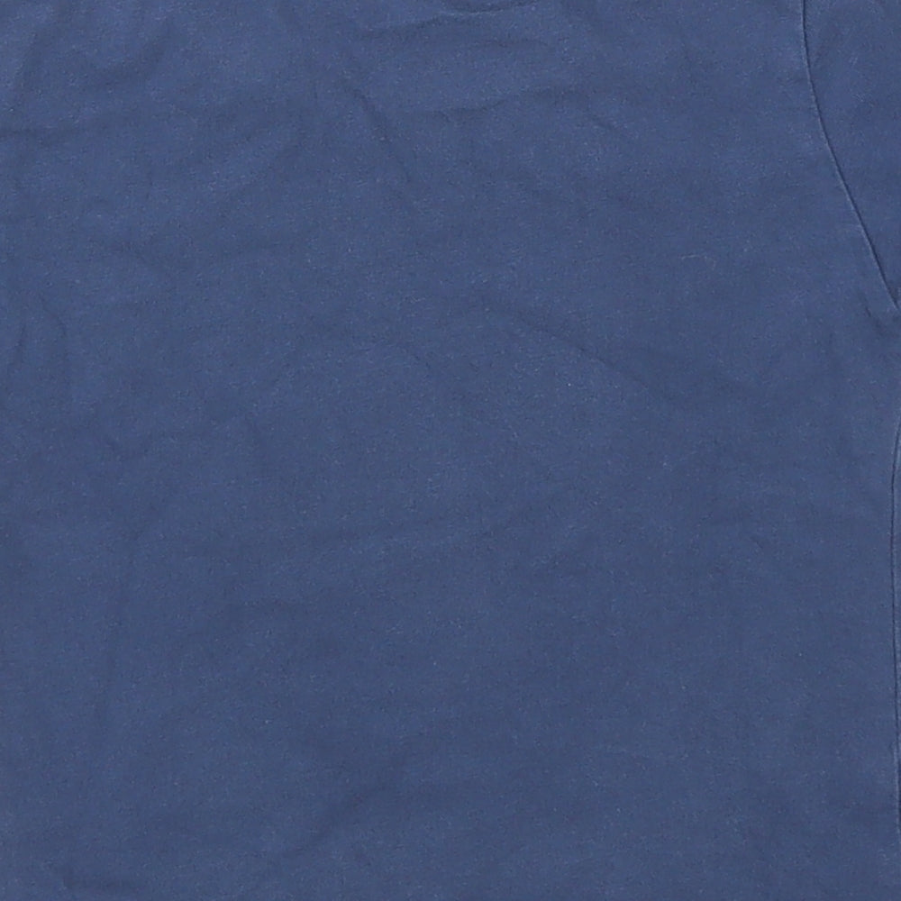H&M Boys Blue Animal Print Basic T-Shirt Size 2-3 Years