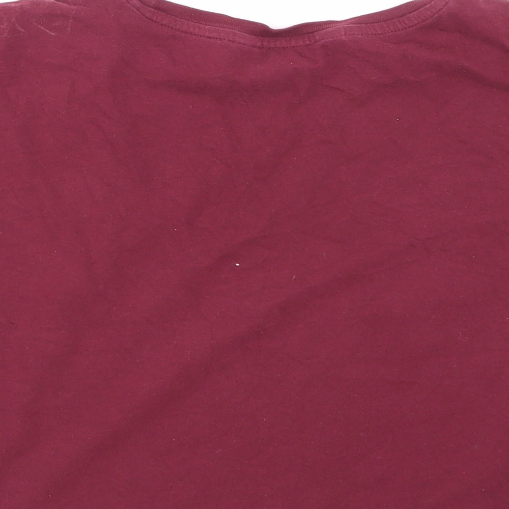 NewLook Girls Red Basic T-Shirt Size 14-15 Years
