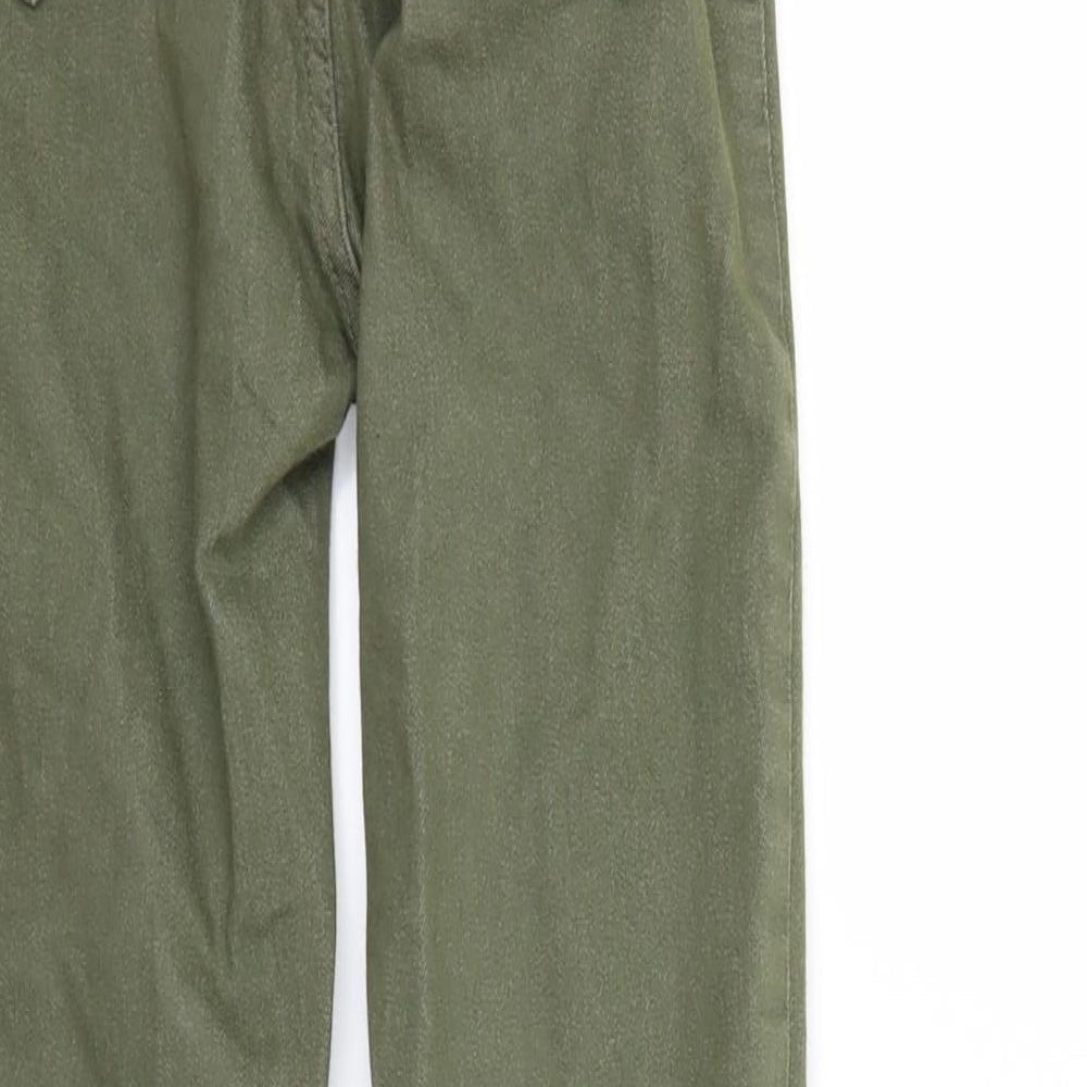 diveided Womens Green Denim Skinny Jeans Size 4 L28 in