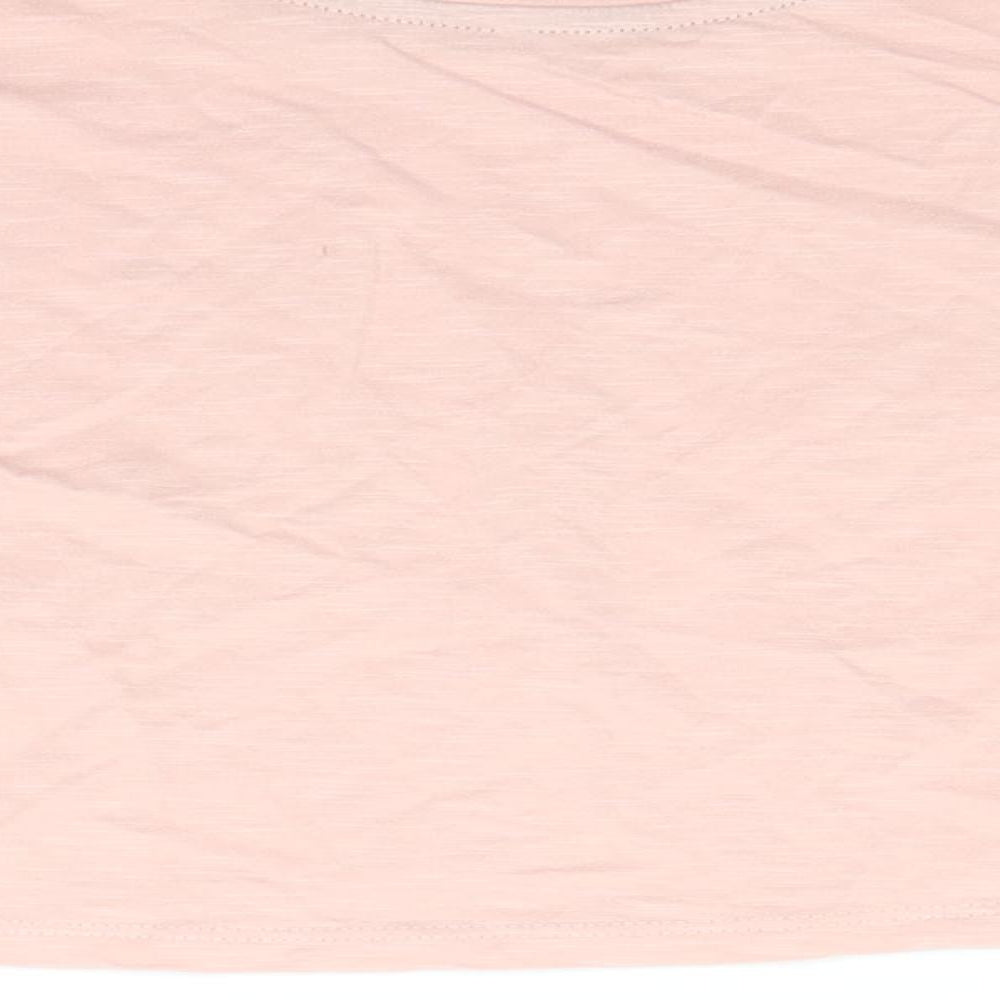 TU Girls Pink Cropped T-Shirt Size 7-8 Years