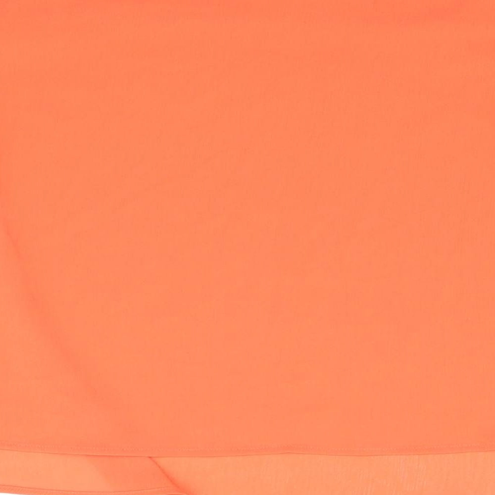 New Look Womens Orange Basic Blouse Size 14