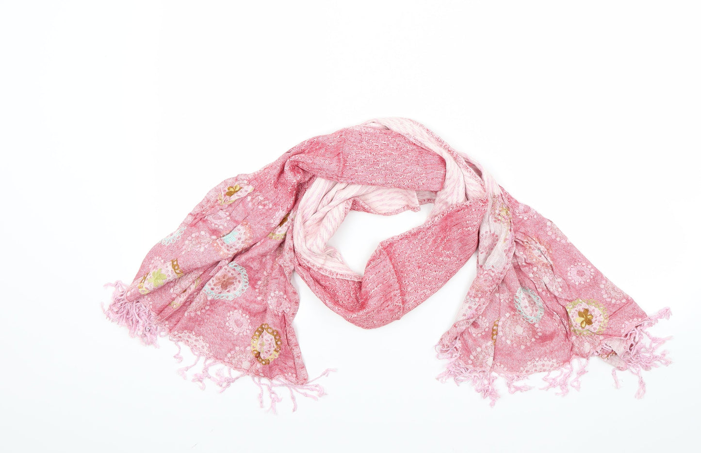 Preworn Womens Red Scarf