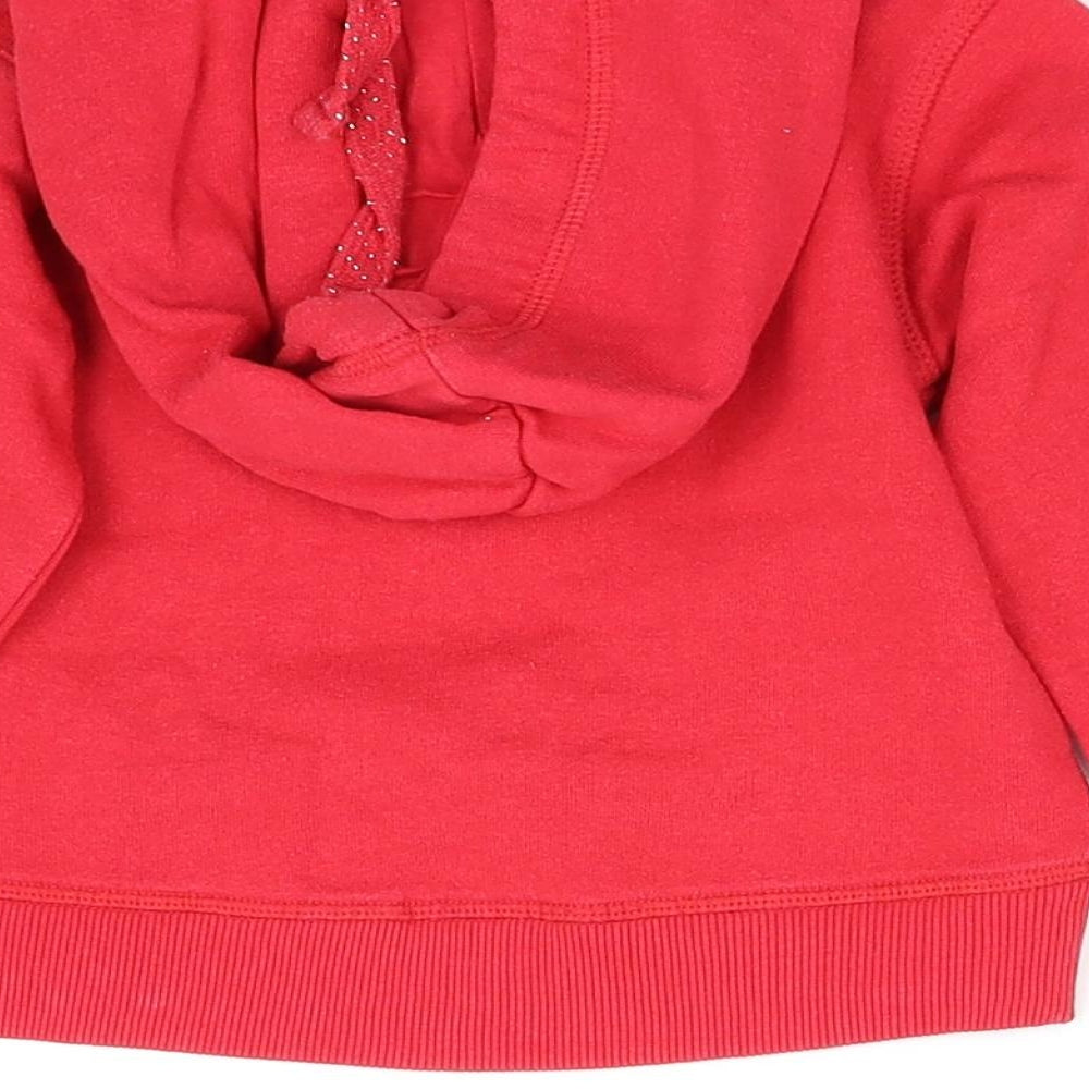 pre worrn Boys Red Pullover Hoodie Size 2 Years