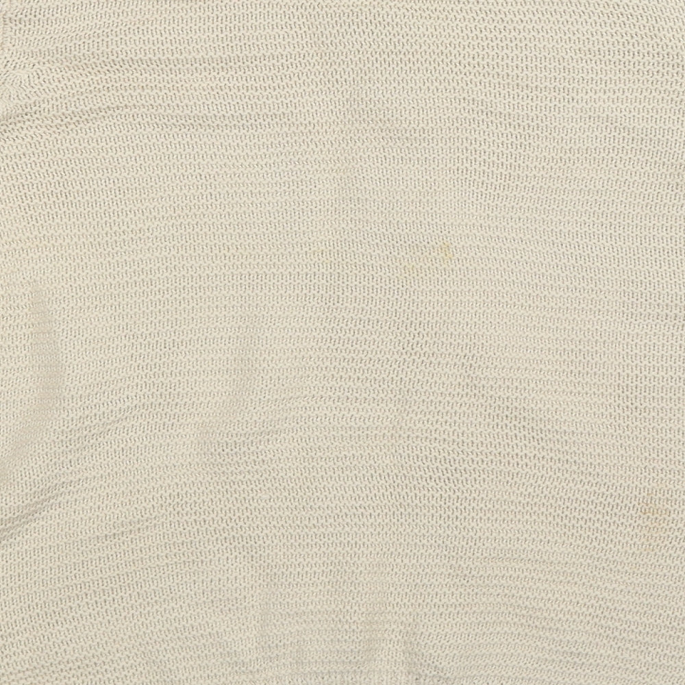 George Womens White Knit Pullover Jumper Size 14