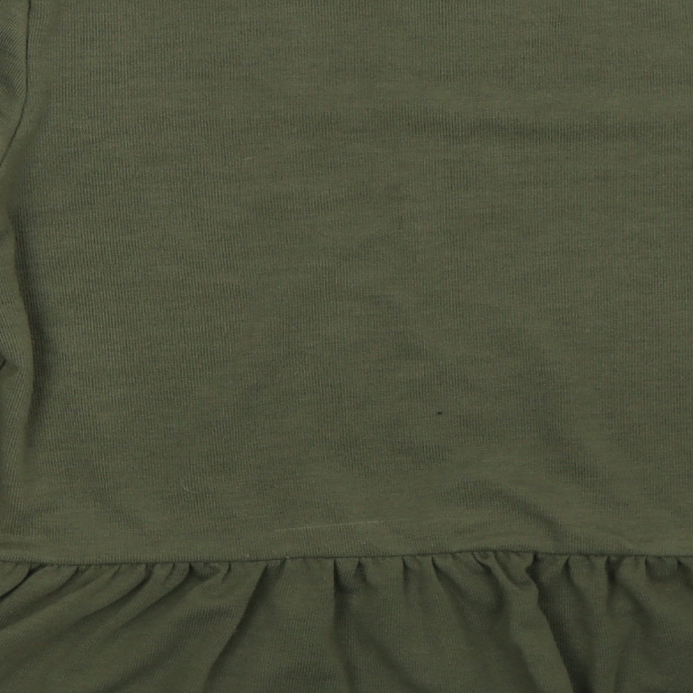 Boohoo Womens Green Pullover Jumper Size 8