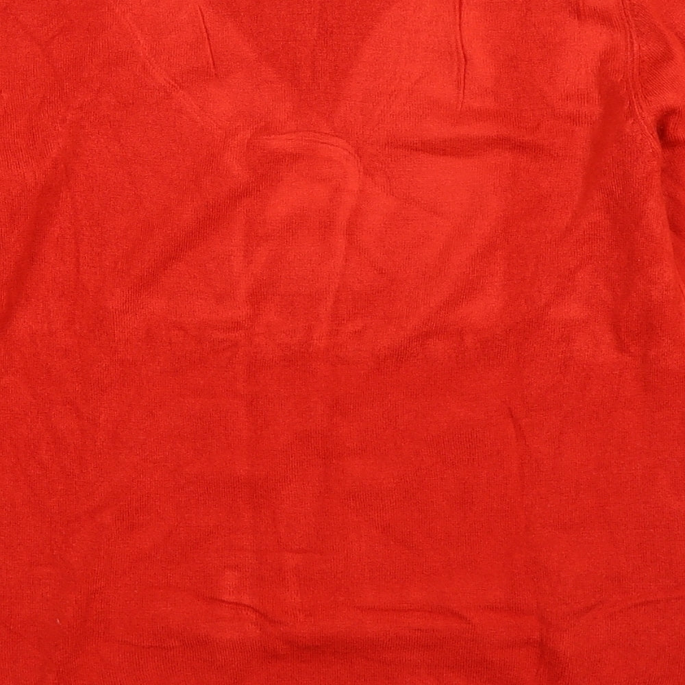 Atmosphere Womens Red Knit Pullover Jumper Size 8