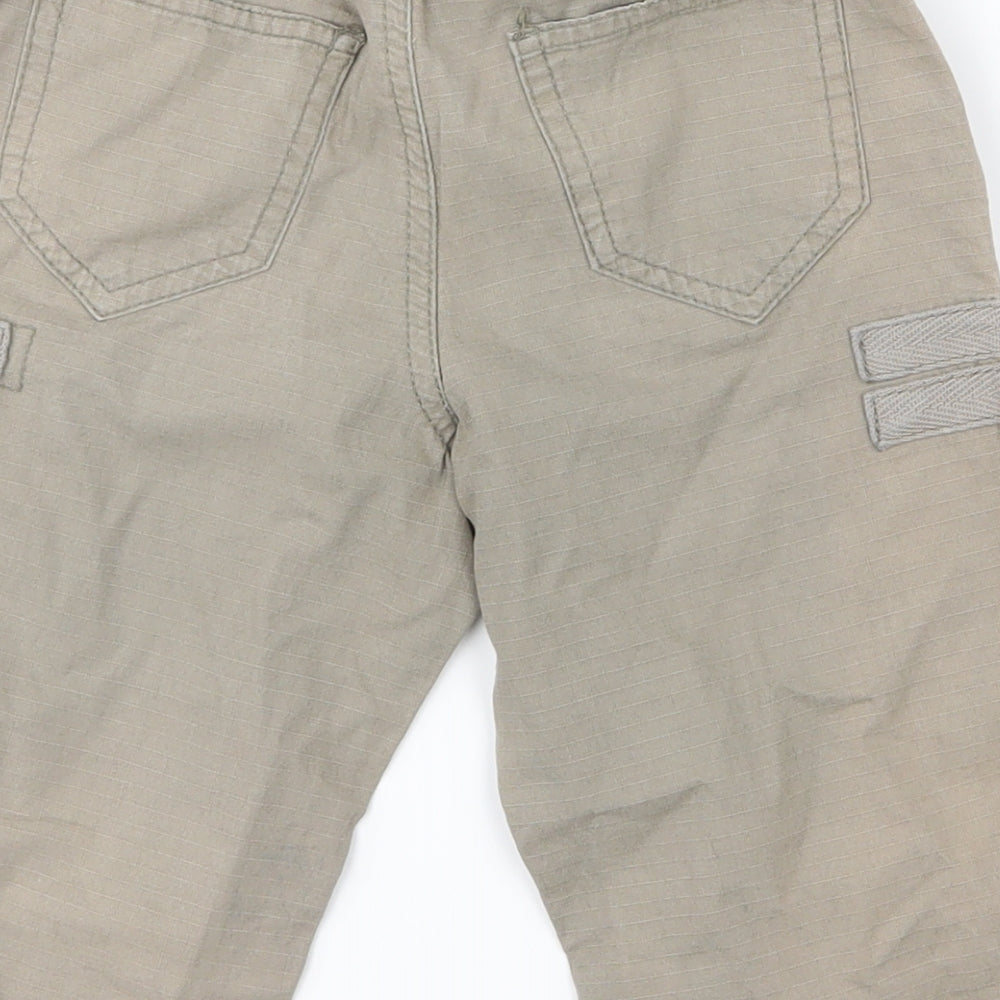 Rebel Jr Boys Beige Cargo Shorts Size 4-5 Years