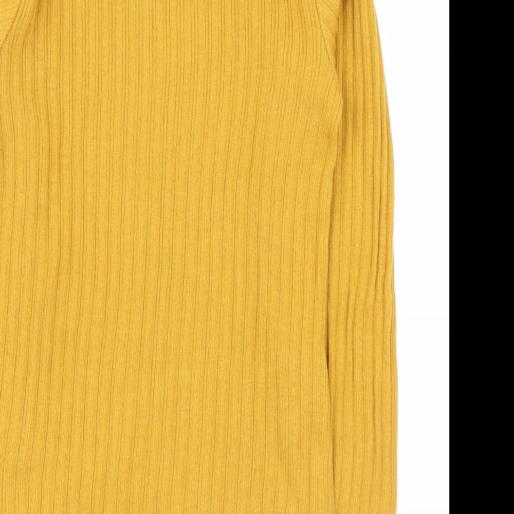 Primark Womens Yellow Pullover Jumper Size XS