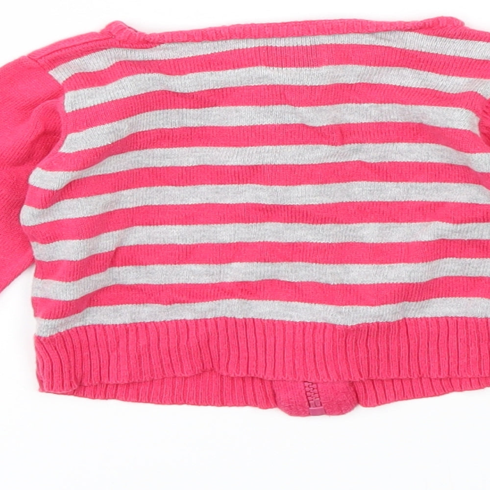 Supergirl Girls Pink Spotted Jacket Size 6-9 Months