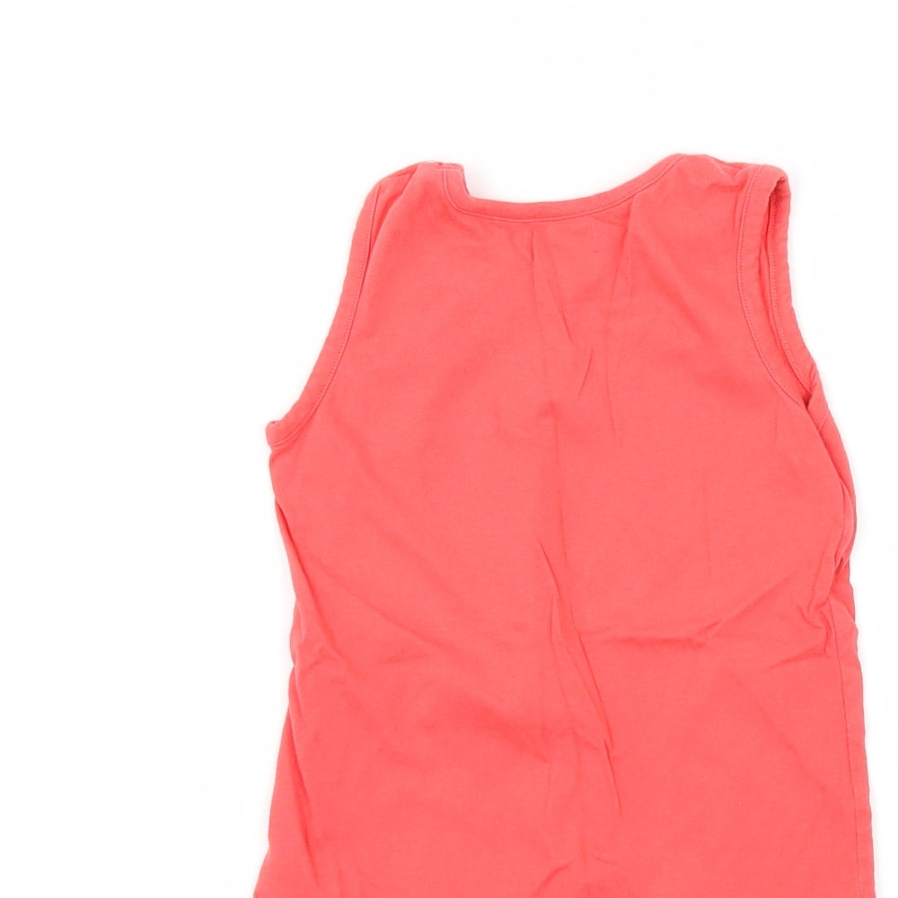 Ladybird Girls Red Basic Tank Size 6-7 Years - beach hut