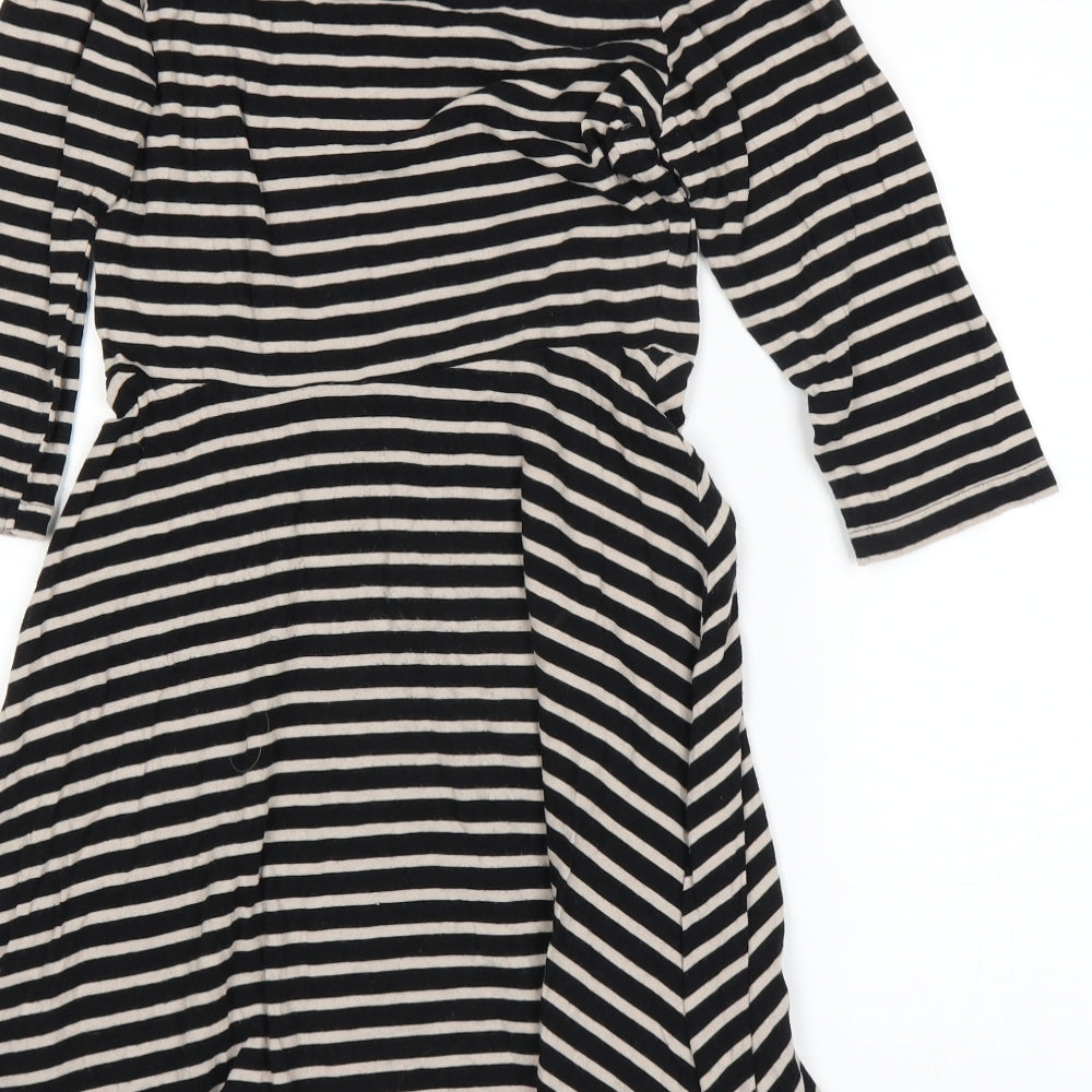 Atmosphere Womens Black A-Line Size 10