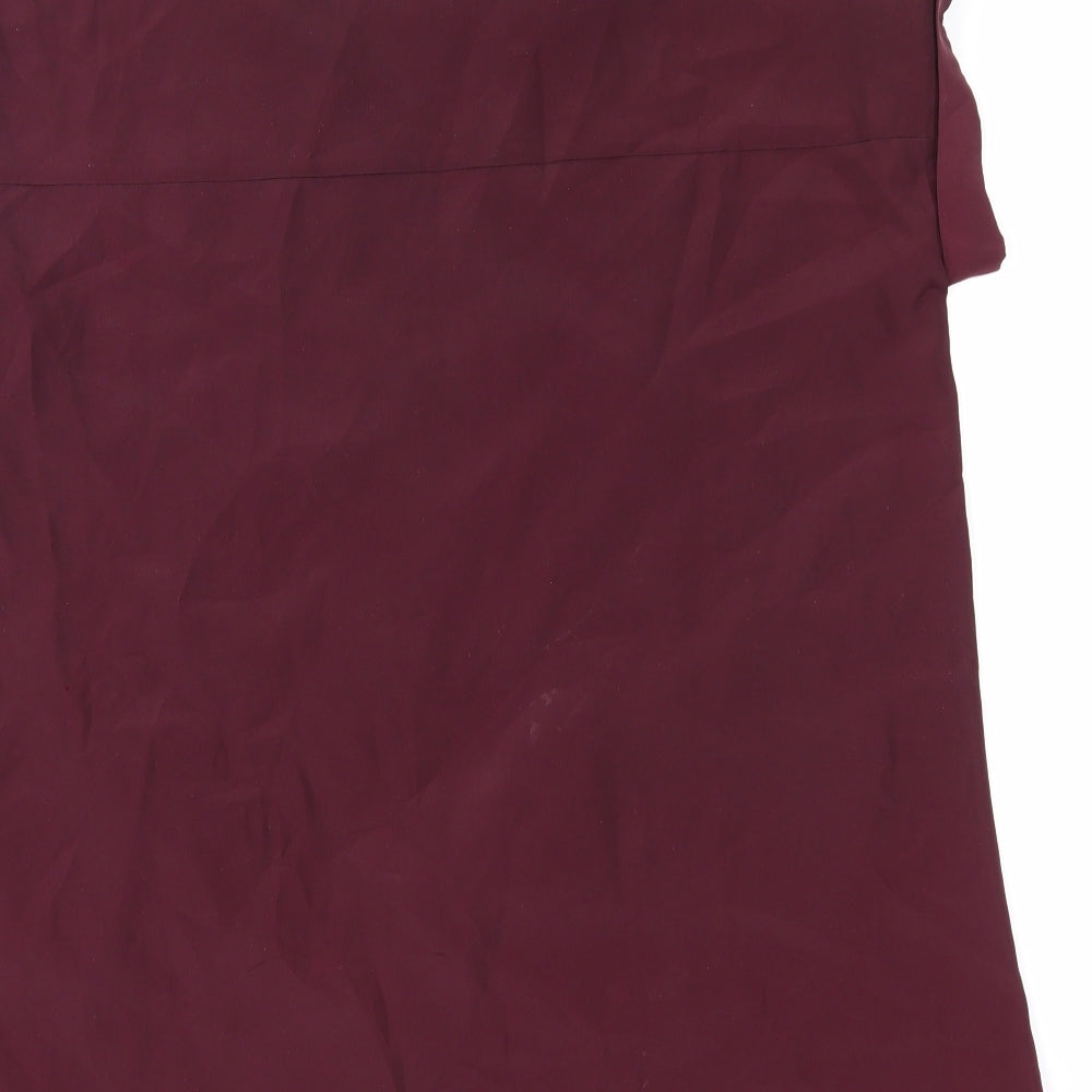 FOREVER 21 Womens Purple Basic Blouse Size S