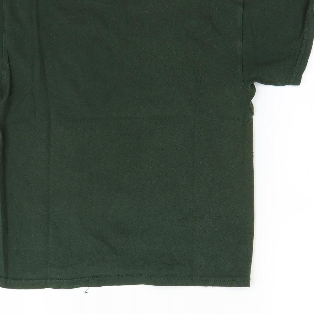 Gidan Boys Green Basic T-Shirt Size 8-9 Years