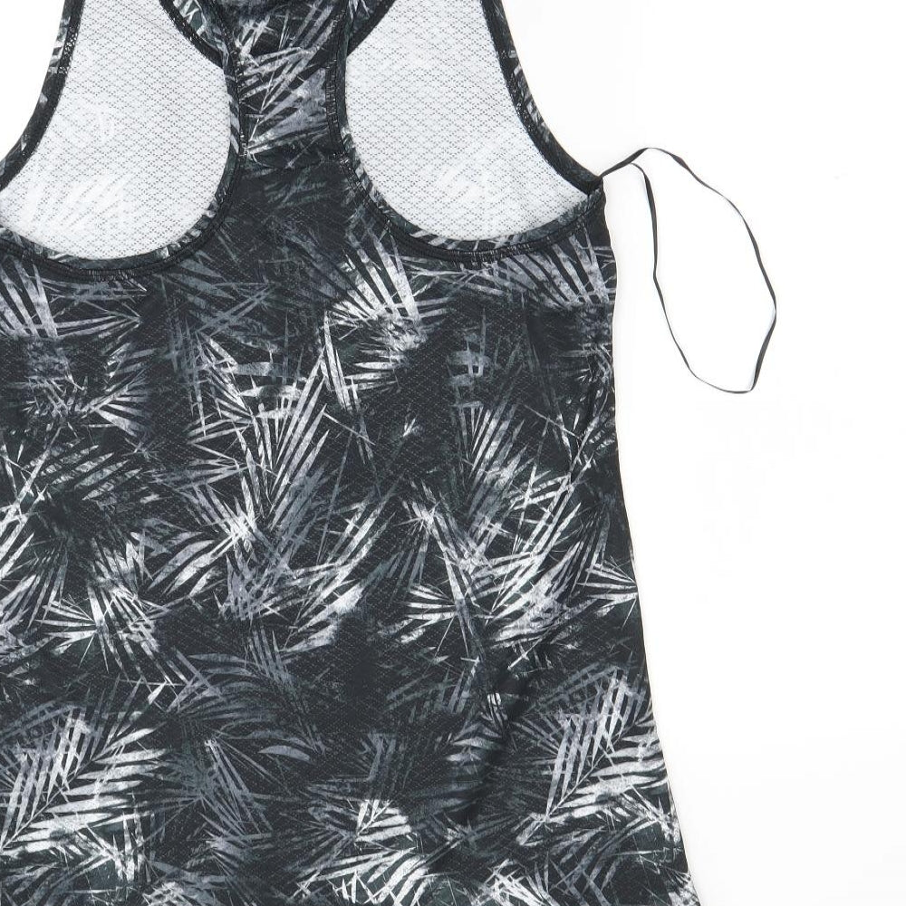 Preworn Womens Green Floral Basic Tank Size S