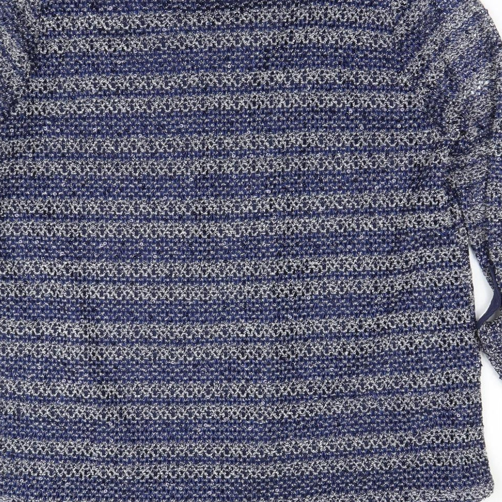 Bonmarché Womens Blue Basic Blouse Size 14