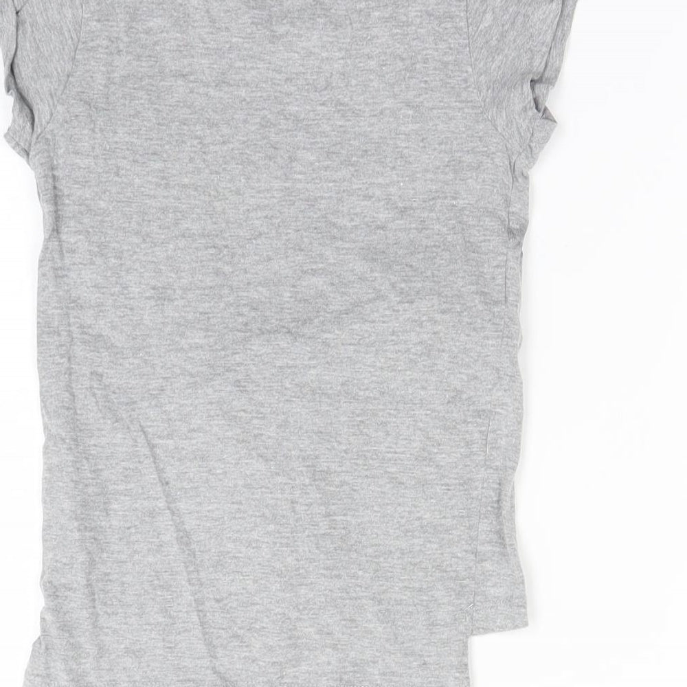 pep&co Girls Grey Basic T-Shirt Size 3 Years