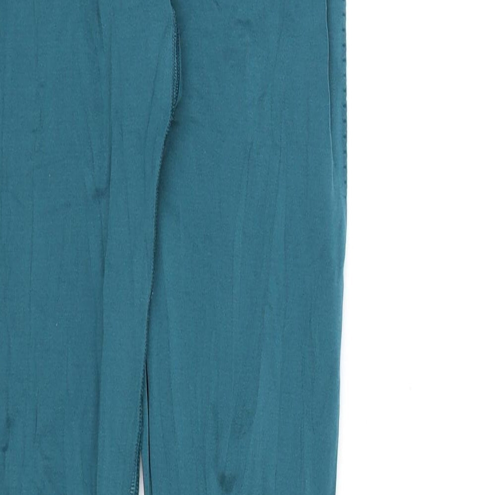 Preworn Womens Blue Compression Leggings L27 in