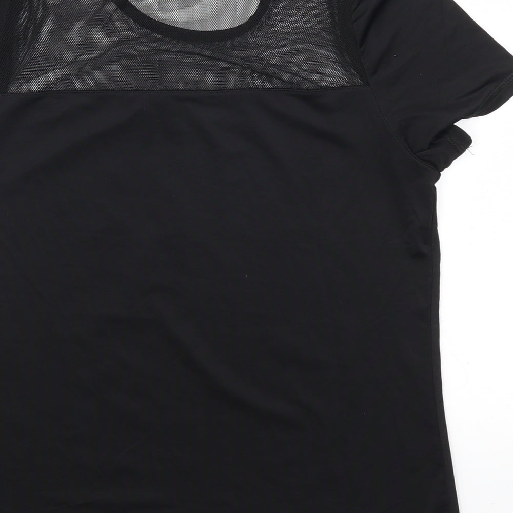 New Look Womens Black Basic T-Shirt Size S