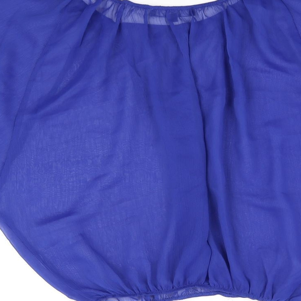 ASOS Womens Blue Basic Blouse Size 8