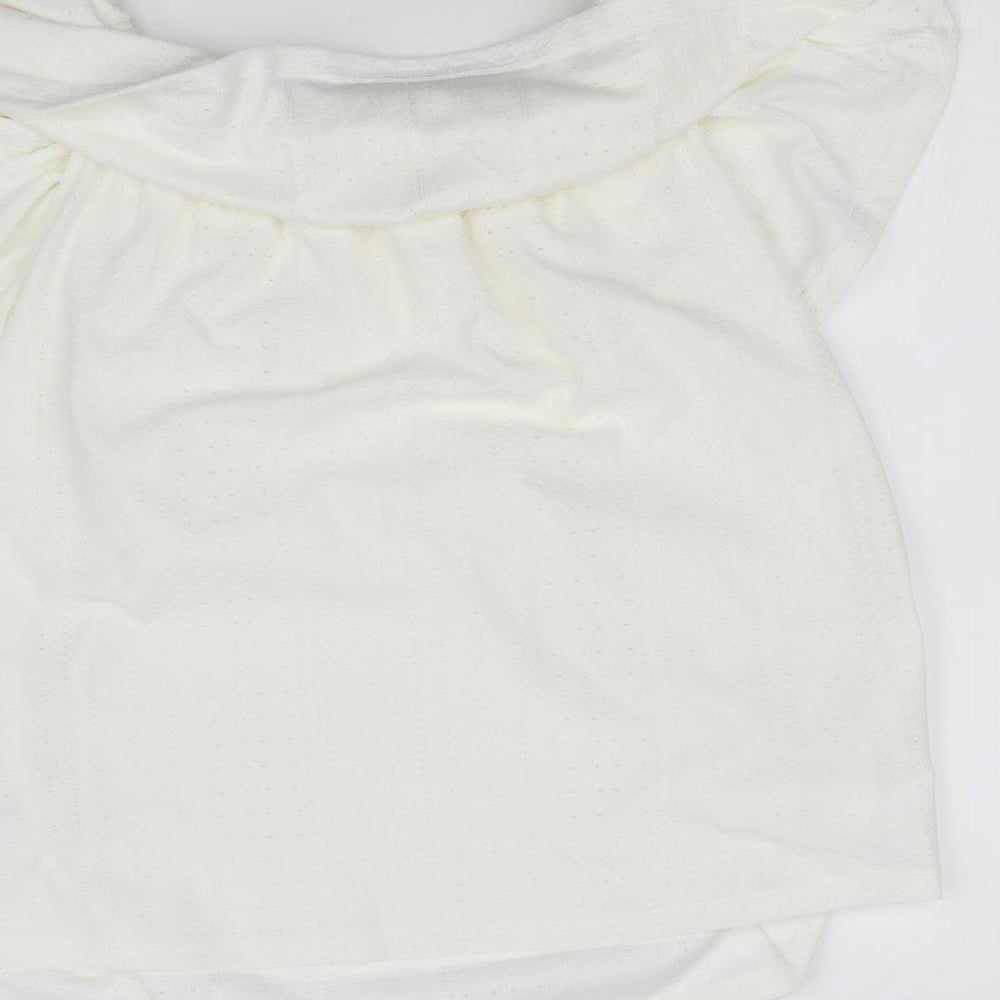 dorothy perkins Womens White Fit & Flare Size 12