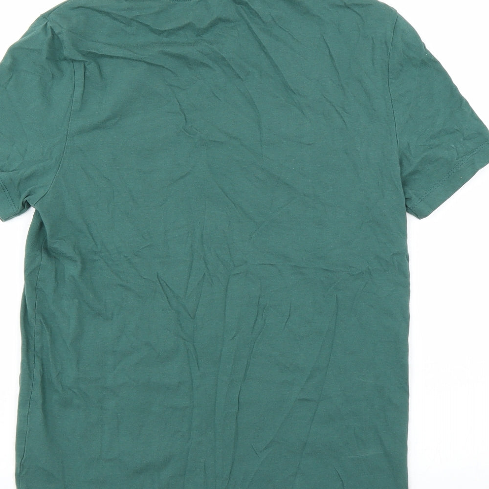 ASOS Womens Green Basic T-Shirt Size 2XS