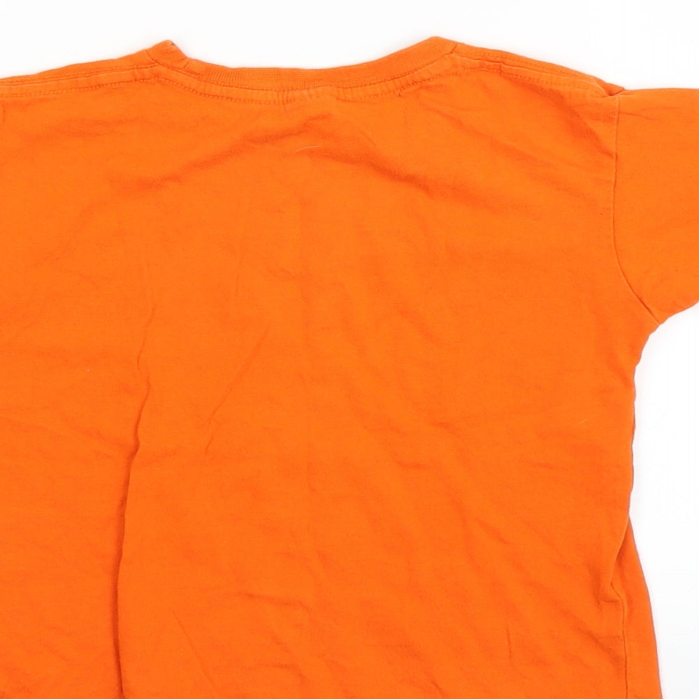 AST Boys Orange Basic T-Shirt Size 6-7 Years - Dubai