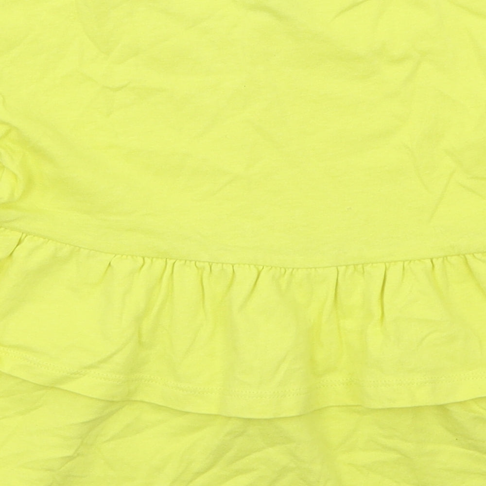TU Girls Yellow Basic T-Shirt Size 3 Years - Peplum