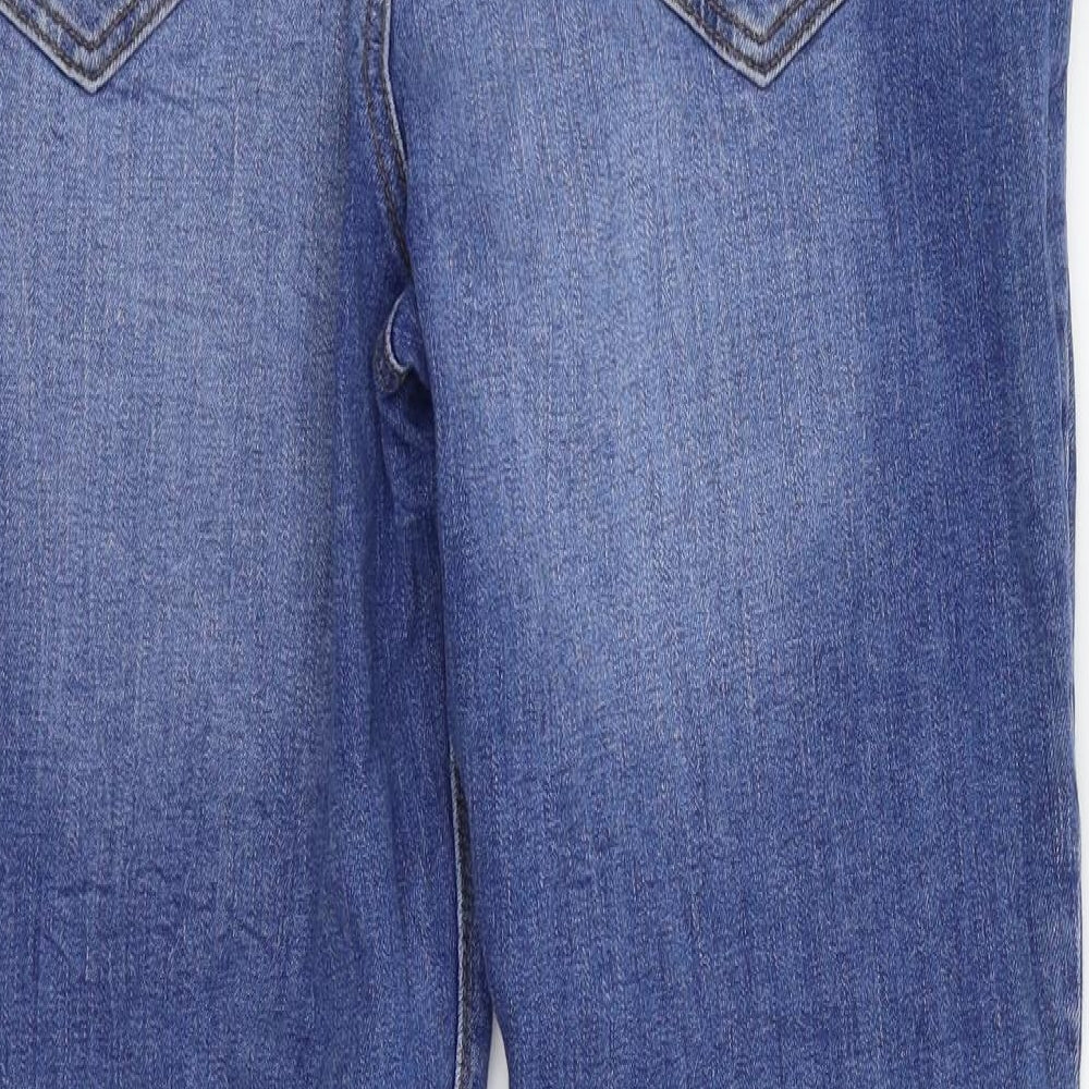 Denim & Co. Womens Blue Skinny Jeans Size 16 L32 in