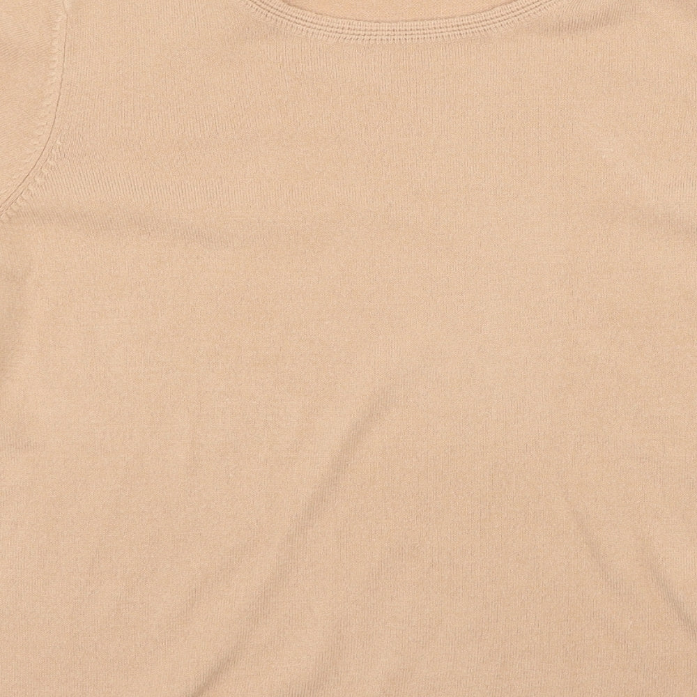 M&S Womens Pink Pullover Jumper Size 16