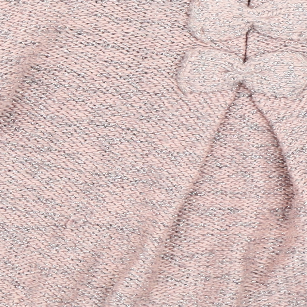 Primark Girls Pink Pullover Jumper Size 7-8 Years