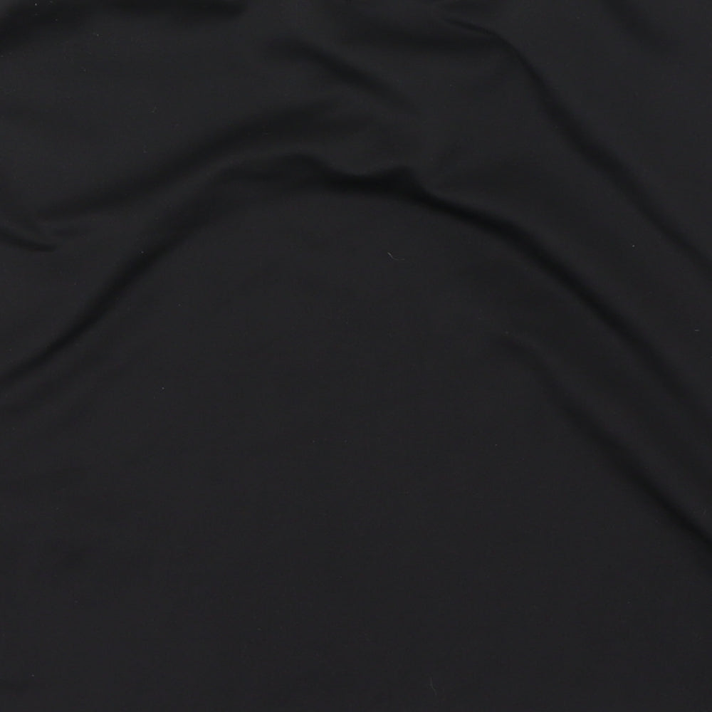 Missguided Womens Black A-Line Skirt Size 12