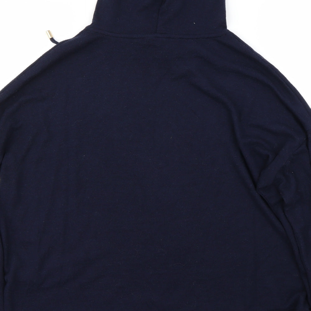 F&F Womens Blue Pullover Hoodie Size 10