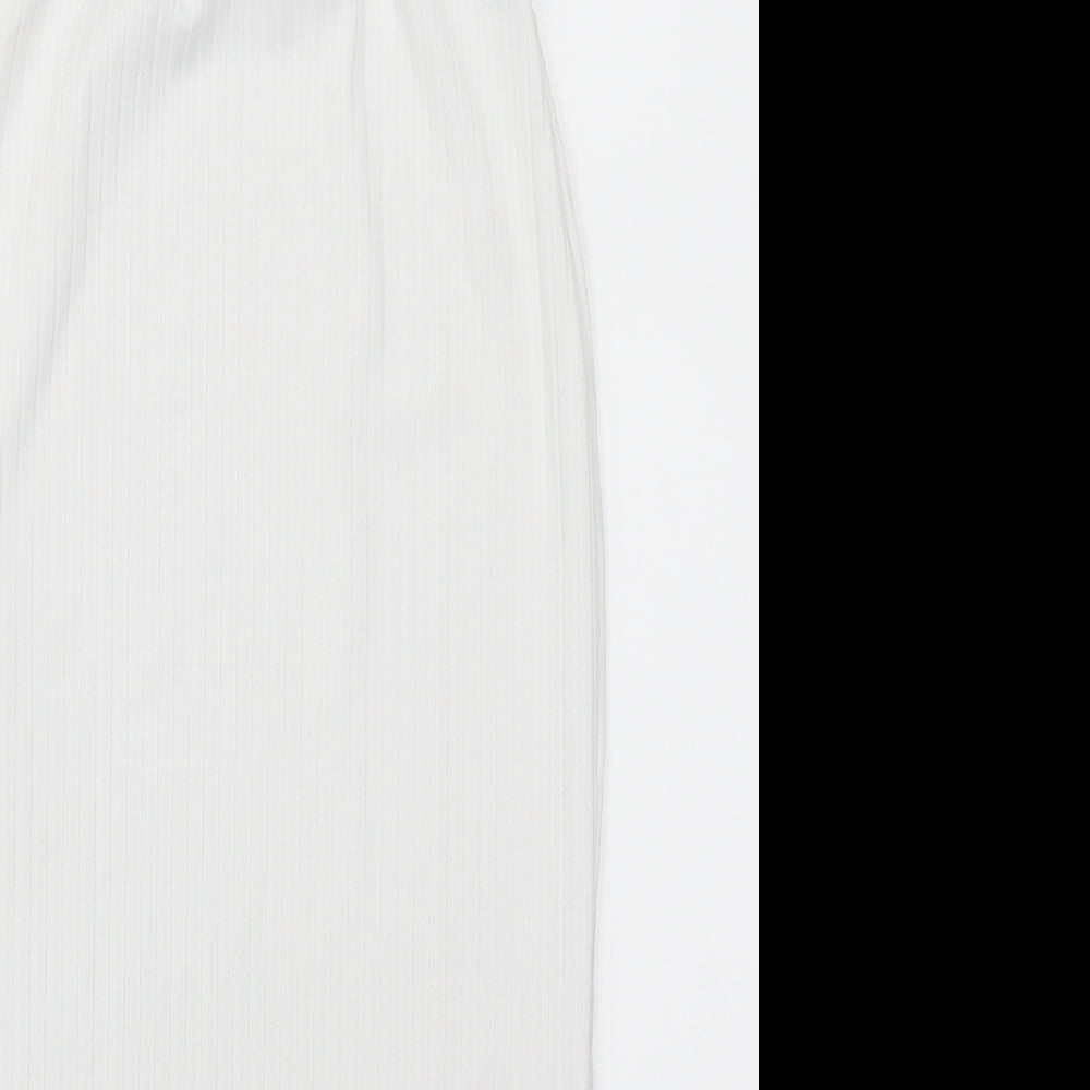 I SAW IT FIRST Womens White Basic Tank Size 10