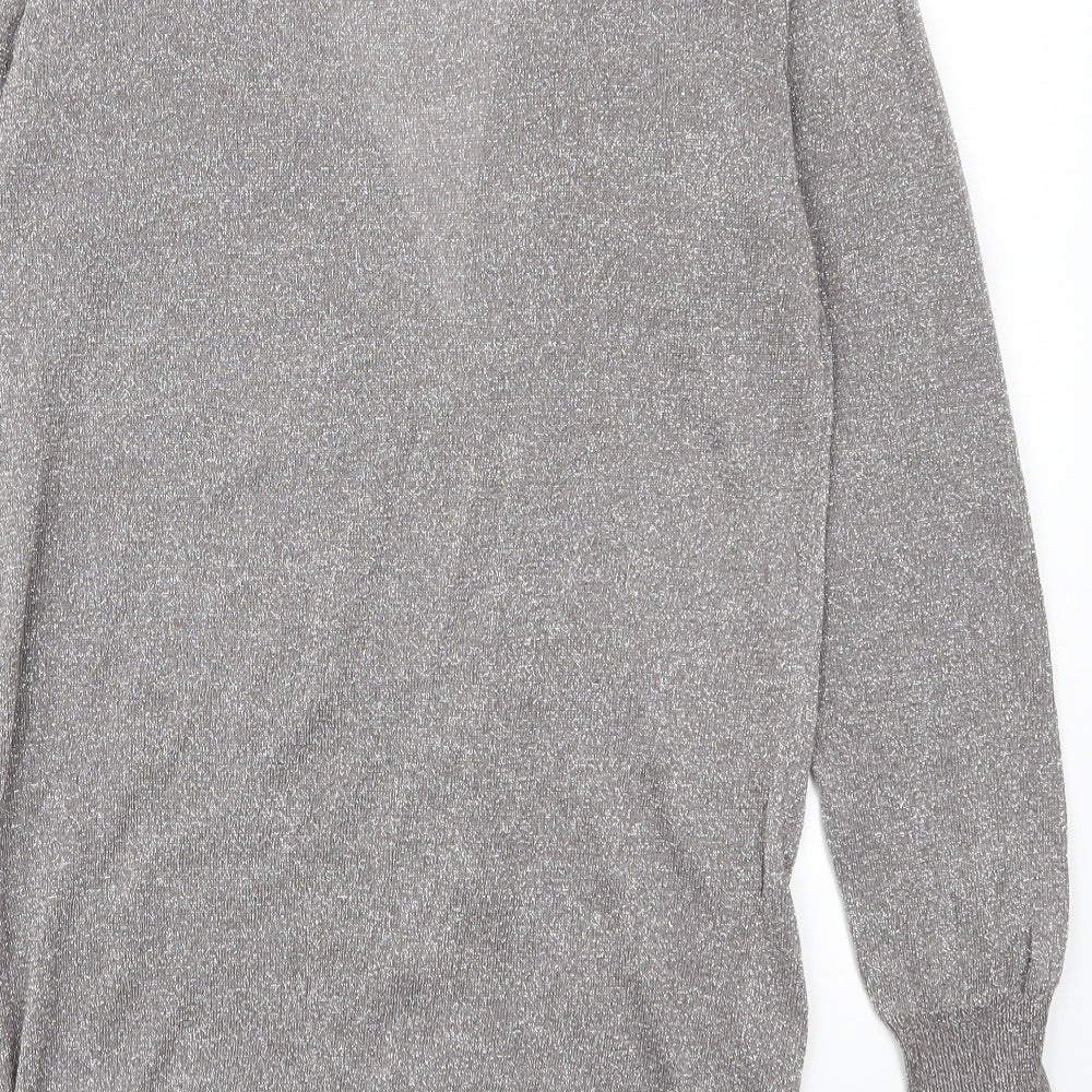 Atmosphere Womens Grey Cardigan Jumper Size 10