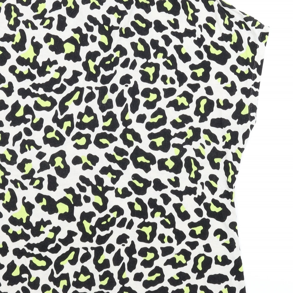 NEXT Womens Multicoloured Animal Print Basic Blouse Size 14