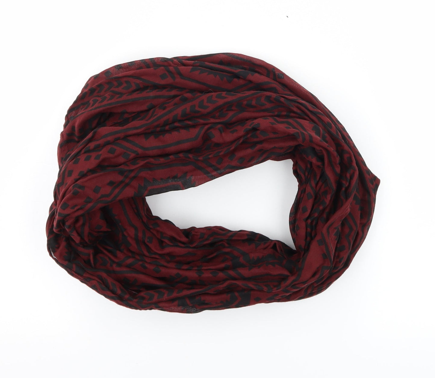 New Look Womens Red Geometric Scarf