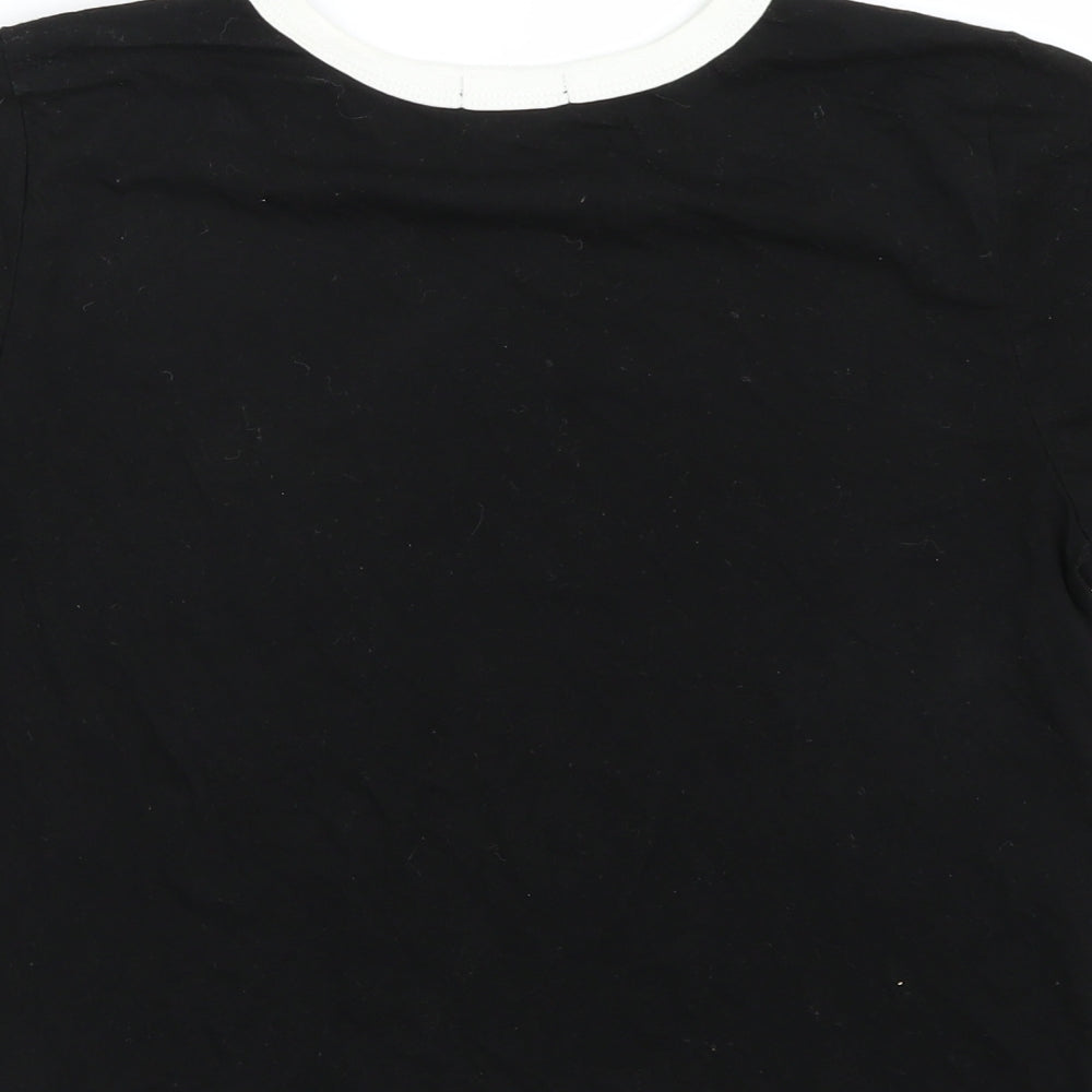 FOREVER 21 Womens Black Basic T-Shirt Size M