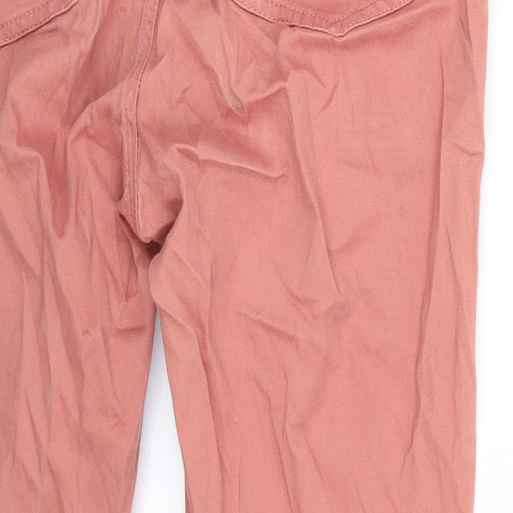F&F Womens Pink Cropped Jeans Size 12 L25 in