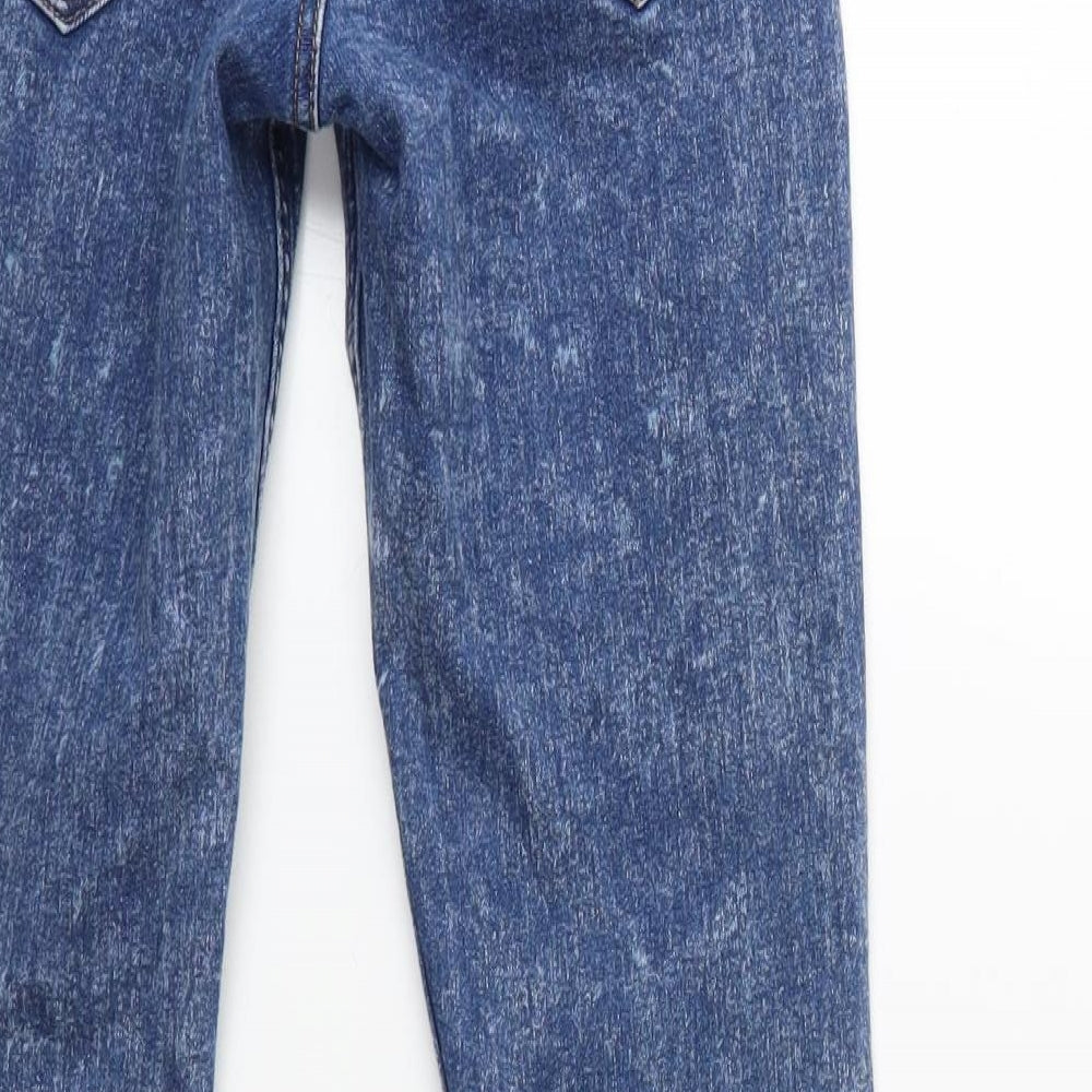 H&M Womens Blue Denim Skinny Jeans Size 8 L29 in