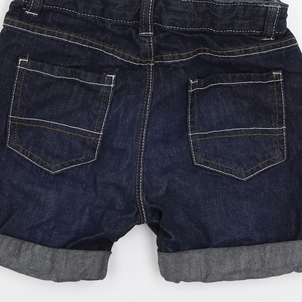George Girls Black Denim Mom Shorts Size 3-4 Years