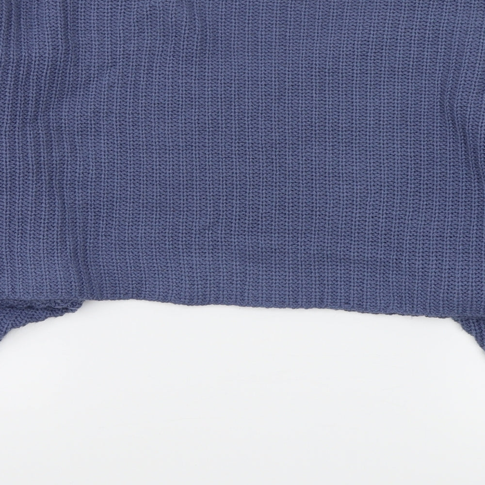 In the Style Womens Blue Knit Pullover Jumper Size 10