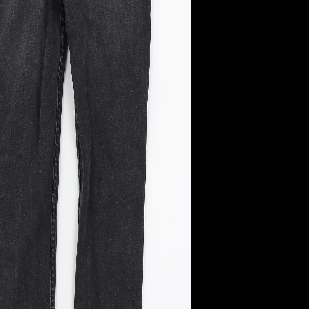 Denim & Co. Girls Black Denim Skinny Jeans Size 11-12 Years