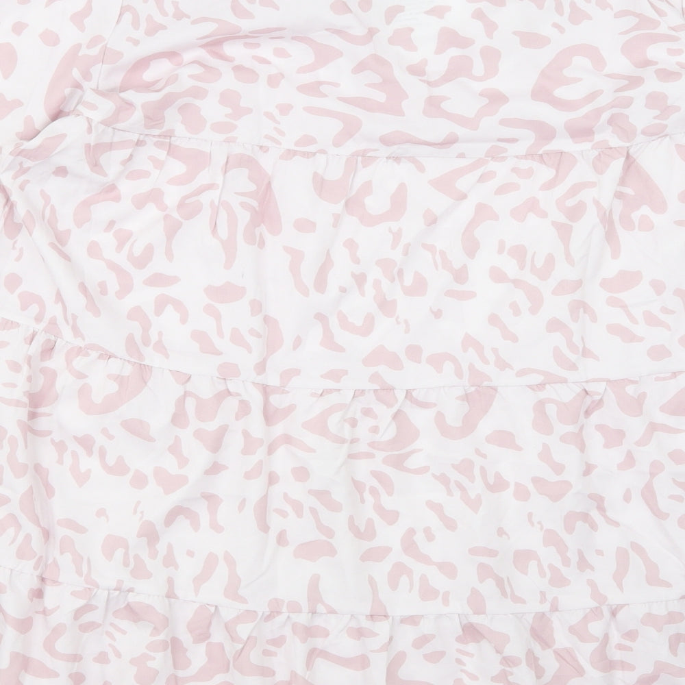 BM Womens Pink Basic Blouse Size XL