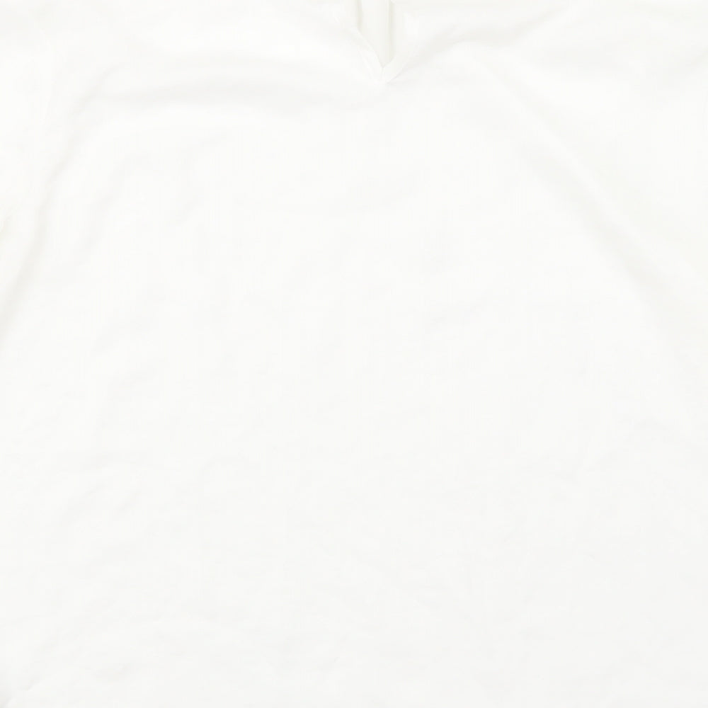 Dunnes Womens Ivory Basic T-Shirt Size 8
