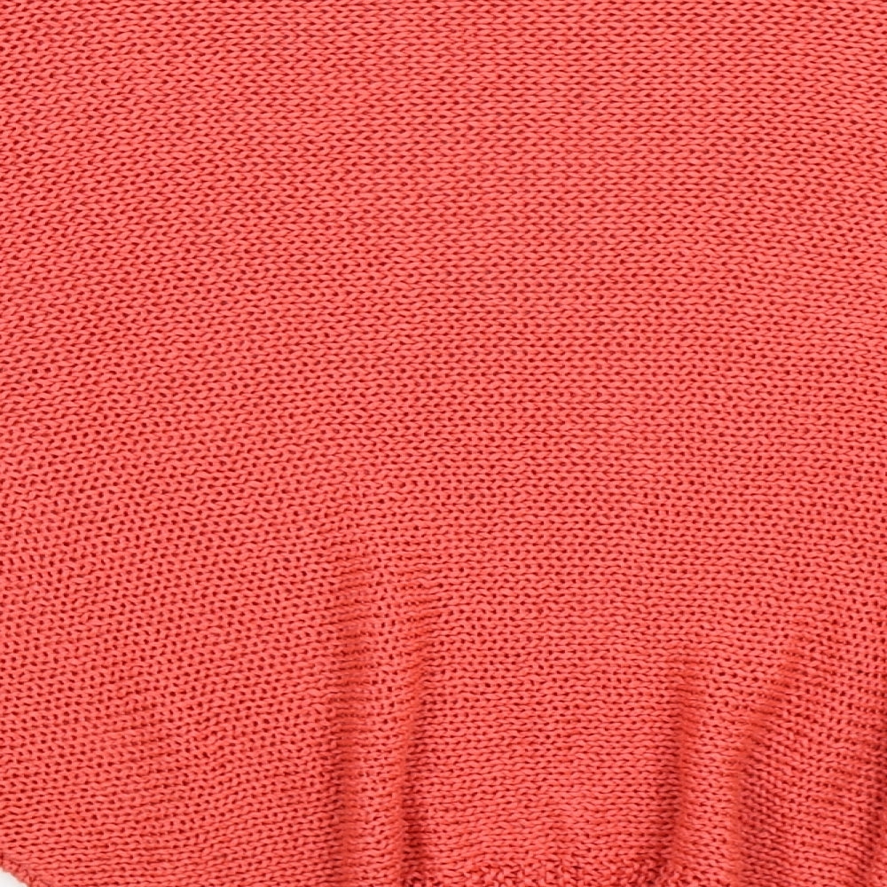Preworn Womens Pink Knit Pullover Jumper Size 12