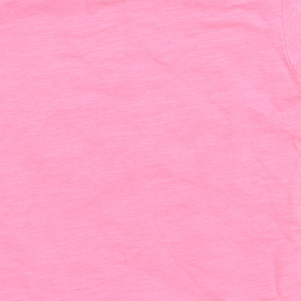mamas & papas Pink Basic T-Shirt Size 12-18 Months - buildings