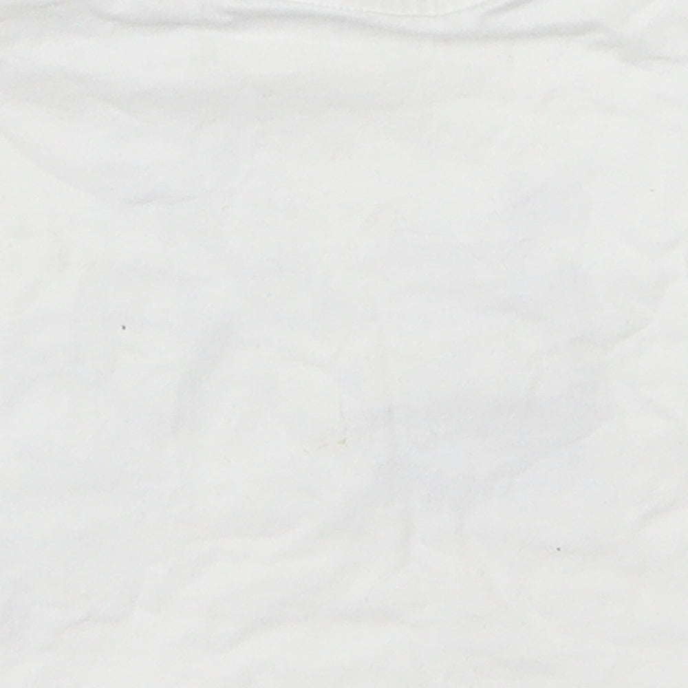 Marks & Spencer Boys White Basic T-Shirt Size 0-3 Months - Cars