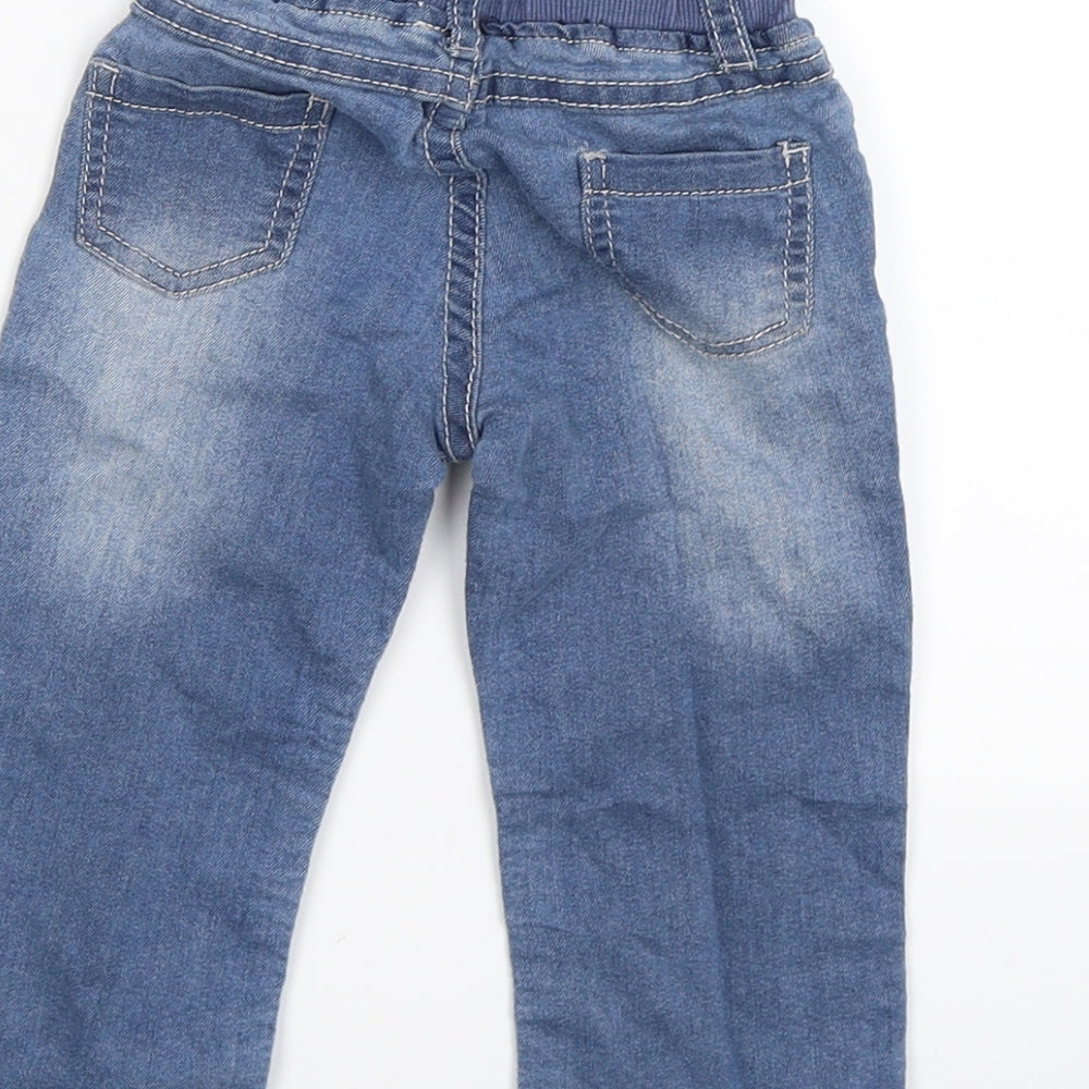 baby charlie Boys Blue Denim Jogger Jeans Size 6-9 Months